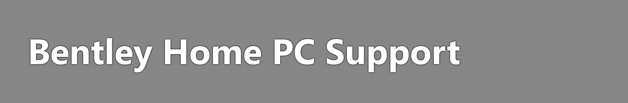 Bentley Home PC Support - Articles - The Email Issue